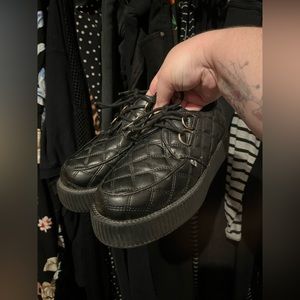 T.U.K. Vegan Platform Creepers | Size 10